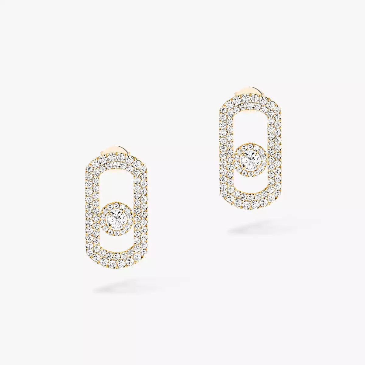 [Spark]So Move Pave_-Set Diamond Earrings in Silver