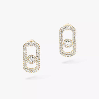 [Spark]So Move Pave_-Set Diamond Earrings in Silver