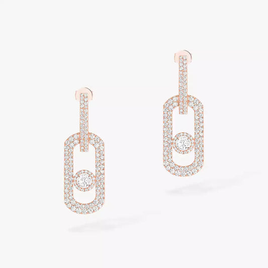 [Spark]So Move XL Pave_-Set Diamond Pendant Earrings