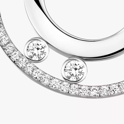 [Spark]Move Romane Small Diamond Hoop Earrings
