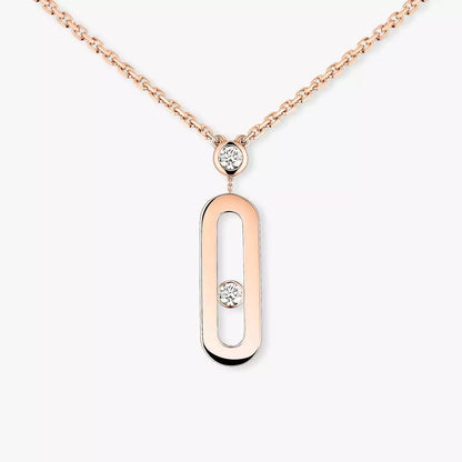 [Spark] Move Uno Gold Diamond Long Necklace