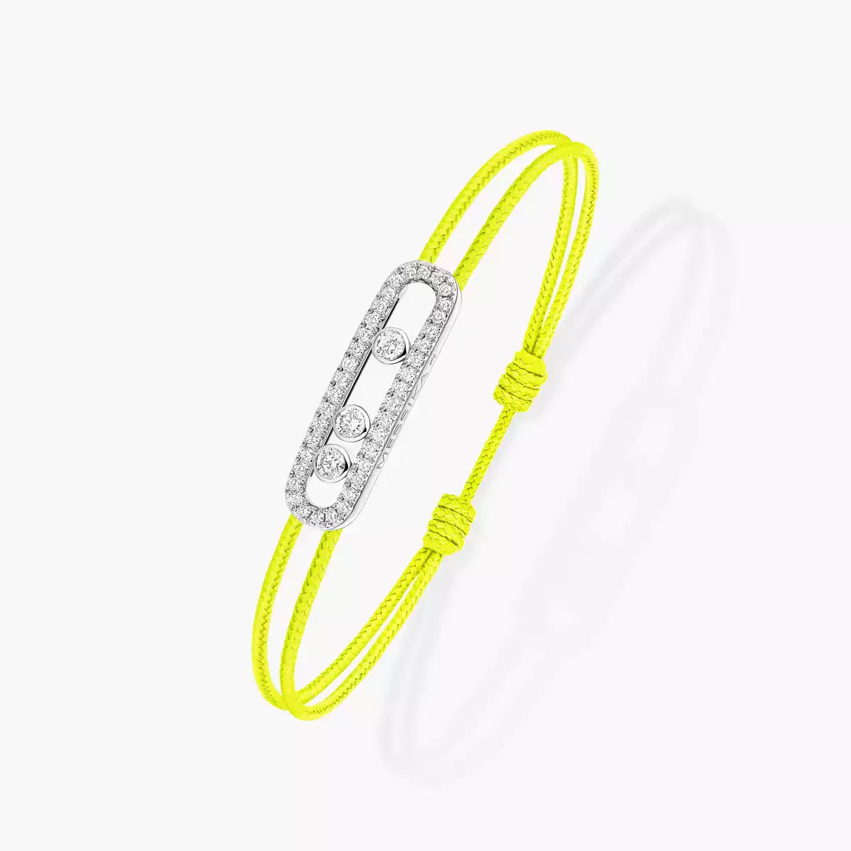 [Spark]Messika Care(s) pink cord pavé bracelet