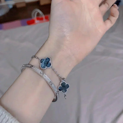 [Spark]CLOVER 5 MOTIF PIETERSITE BRACELET COLLECTION
