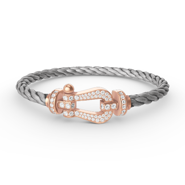 [Spark]FORCE LARGE HORSESHOE FULL DIAMOND BRACELET Spark GOLD