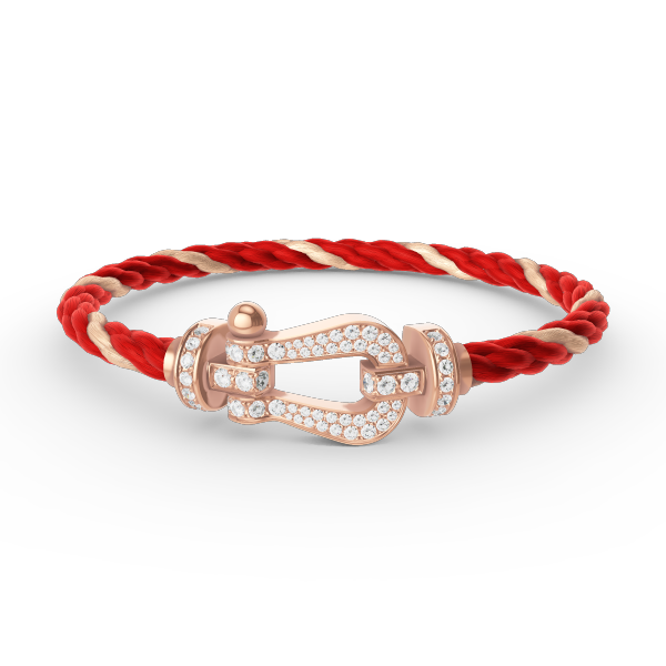 [Spark]FORCE LARGE HORSESHOE FULL DIAMOND BRACELET Spark GOLD