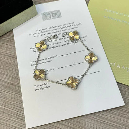 [Spark] CLOVER 5 MOTIF LASER BRACELET COLLECTION