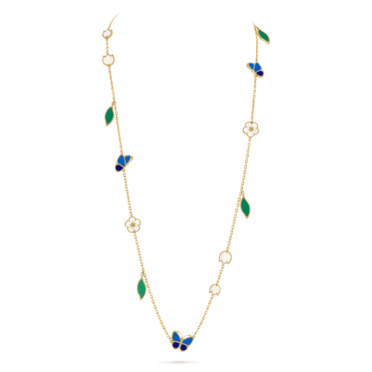 [Spark] 2026 NEW CLOVER 15 MOTIFS LUCKY NECKLACE