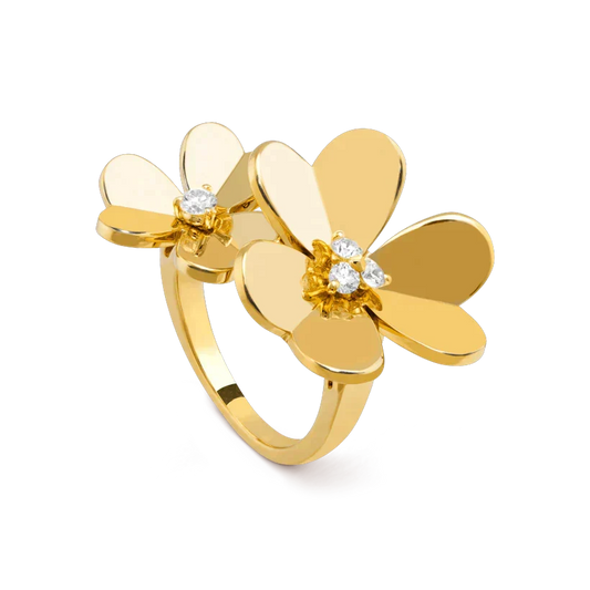 [Spark]CLOVER COMOS GOLD DIAMOND RING