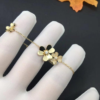 [Spark]FRIVOLE GOLD 5 FLOWERS BRACELET