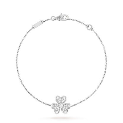 [Spark]FRIVOLE SILVER FLOWER DIAMOND BRACELET