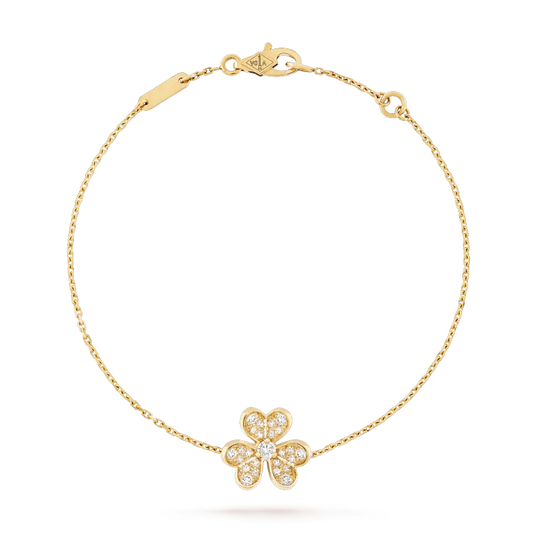 [Spark]FRIVOLE GOLD FLOWER DIAMOND BRACELET
