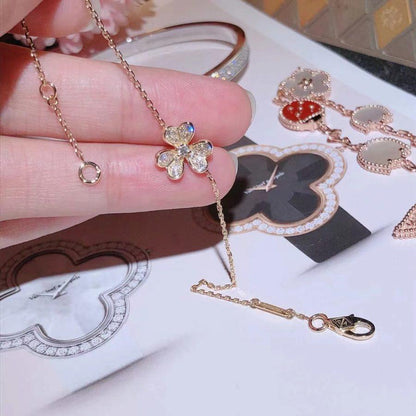 [Spark]FRIVOLE GOLD FLOWER DIAMOND BRACELET