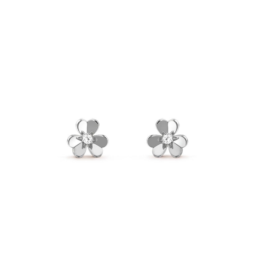 [Spark]FRIVOLE MINI SILVER FLOWER EARRINGS