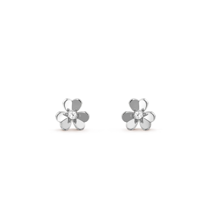 [Spark]FRIVOLE MINI SILVER FLOWER EARRINGS