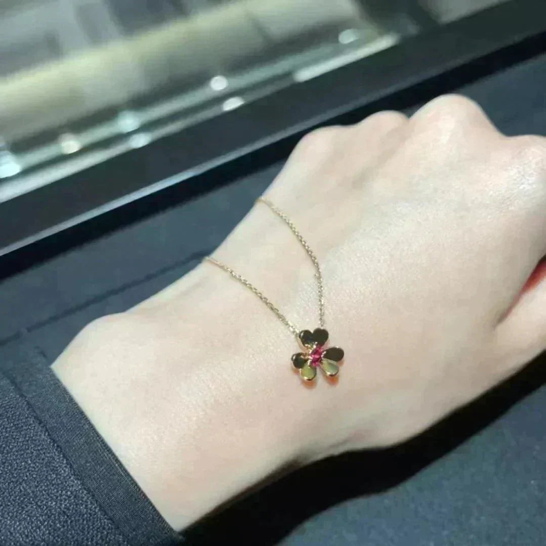 [Spark]FRIVOLE GOLD FLOWER NECKLACE