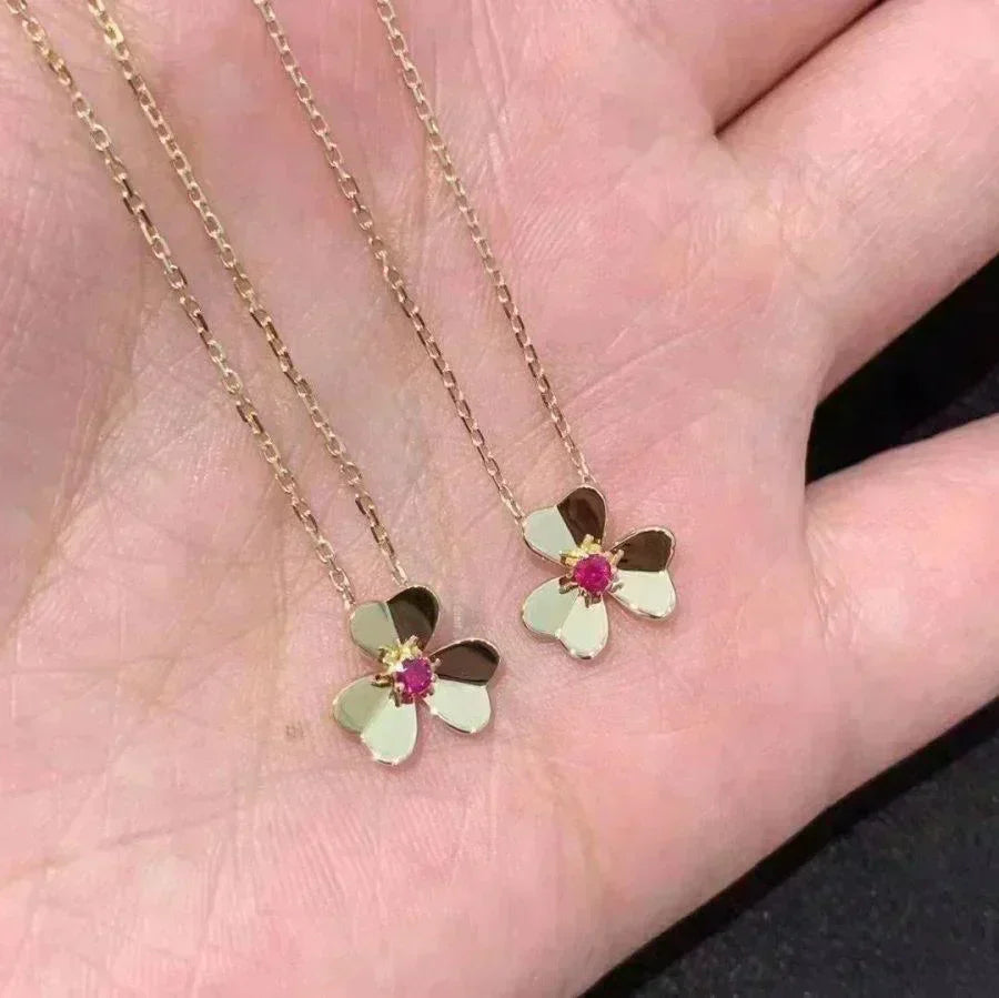 [Spark]FRIVOLE GOLD FLOWER NECKLACE