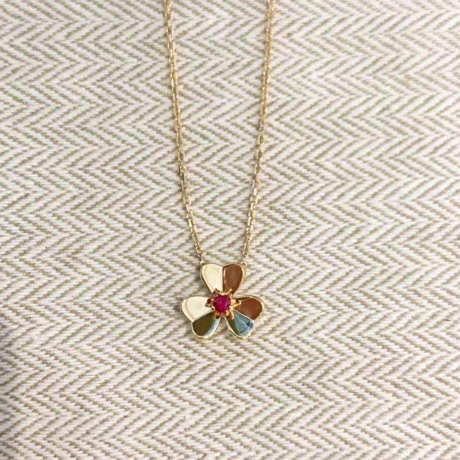 [Spark]FRIVOLE GOLD FLOWER NECKLACE