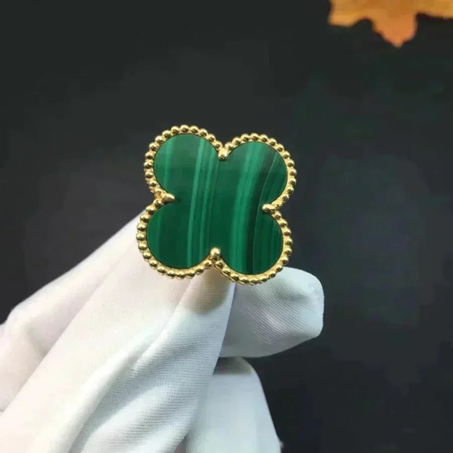 [Spark]CLOVER MALACHITE RING