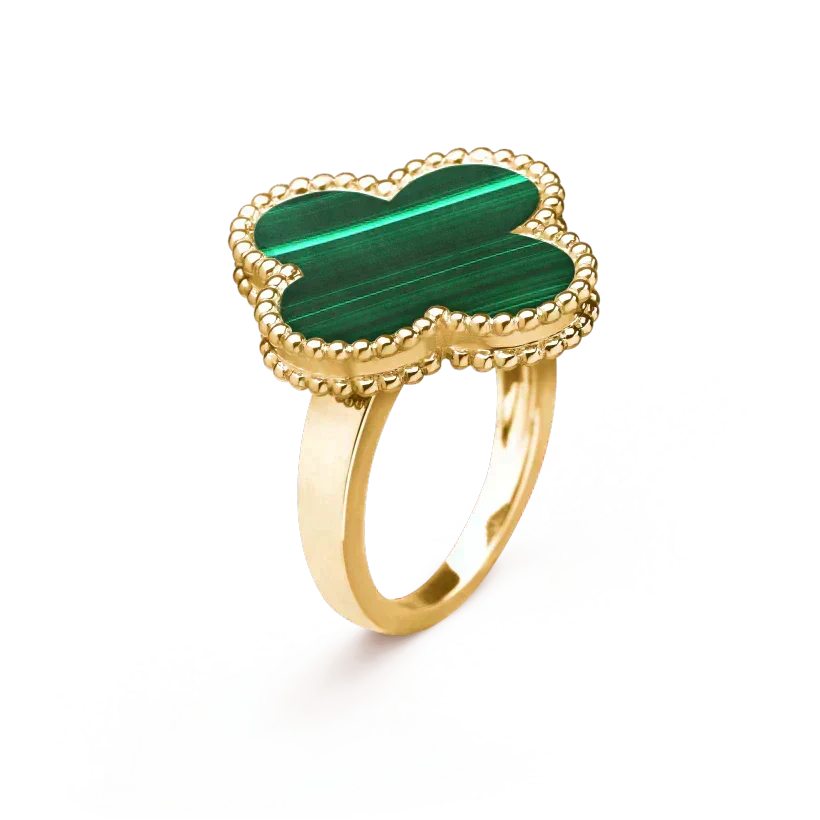 [Spark]CLOVER MALACHITE RING