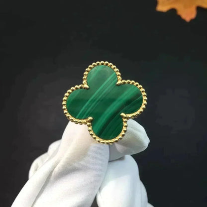 [Spark]CLOVER MALACHITE RING