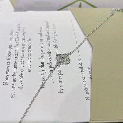 [Spark]CLOVER  SINGLE FLOWER BRACELET SILVER