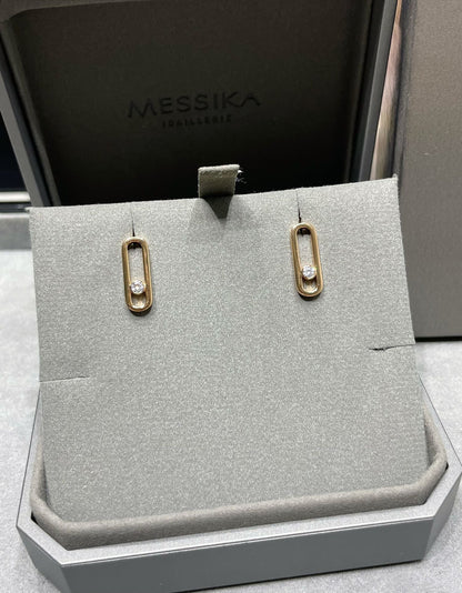 [Spark]MOVE UNO SMALL 1 DIAMOND EARRINGS