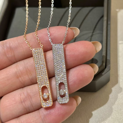 [Spark]MY FIRST DIAMOND PAVED NECKLACE
