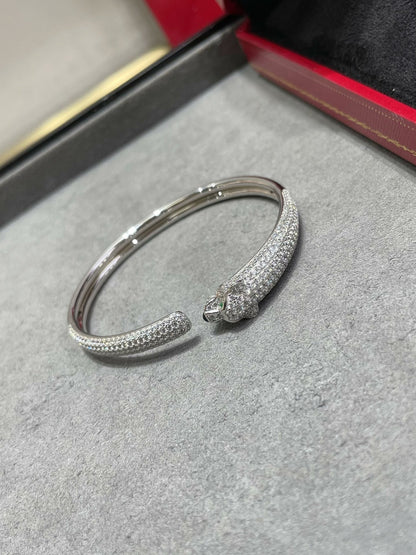 [Spark]PANTHERE FULL DIAMOND OPEN BRACELET
