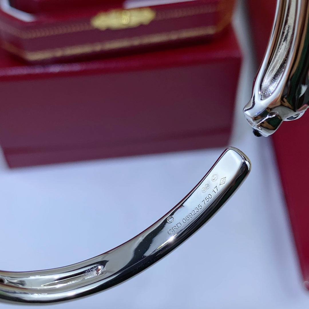 [Spark]PANTHERE SILVER OPEN BRACELET
