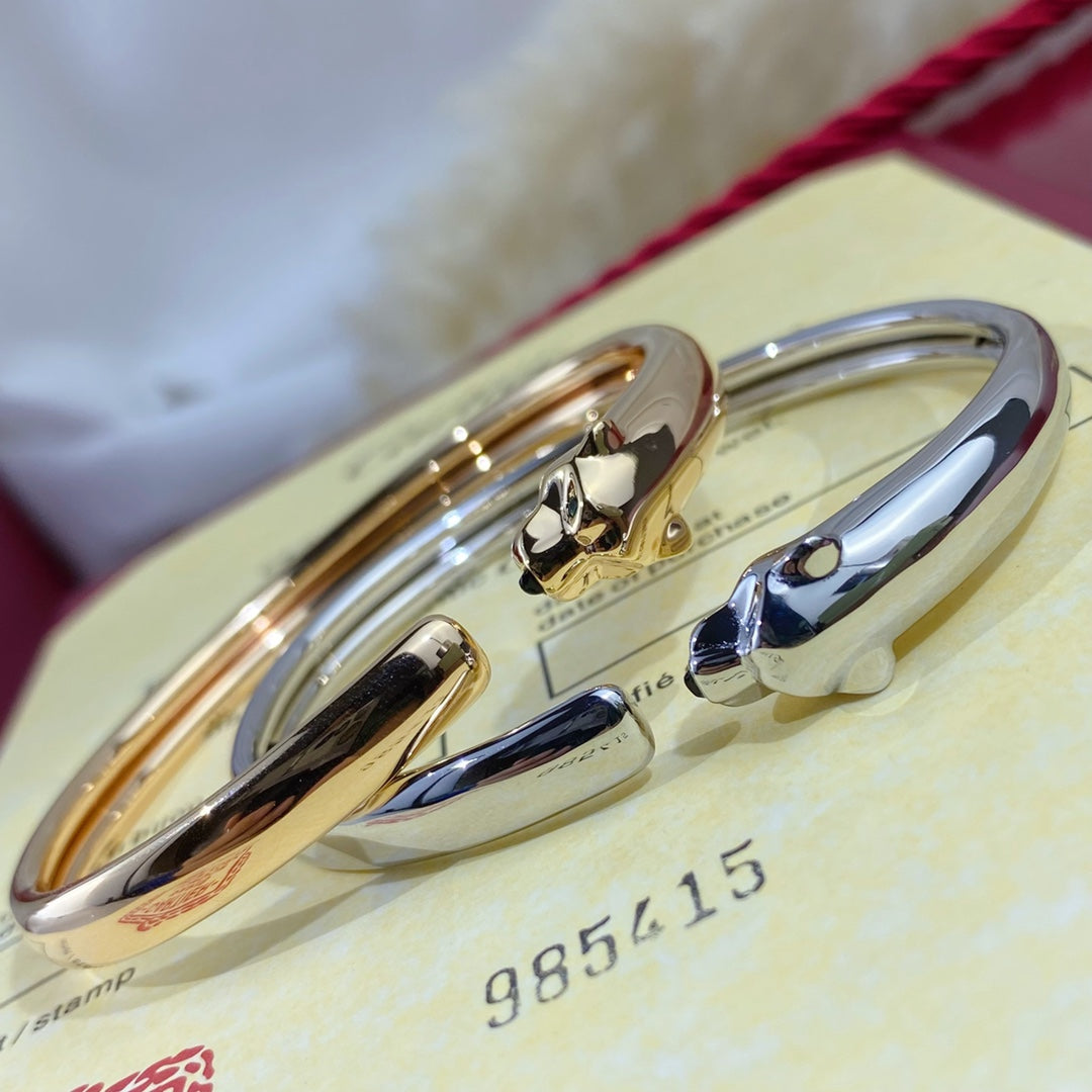 [Spark]PANTHERE SILVER OPEN BRACELET