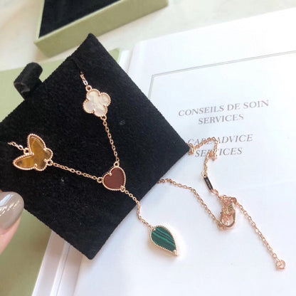 [Spark]LUCKY SPRING 4 MOTIFS Spark GOLD NECKLACE