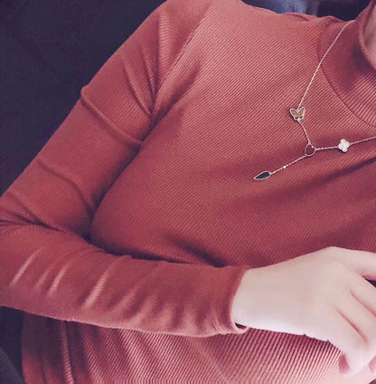 [Spark]LUCKY SPRING 4 MOTIFS Spark GOLD NECKLACE