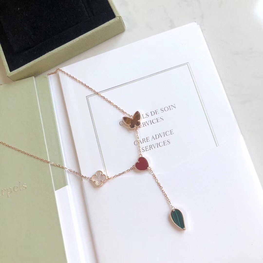 [Spark]LUCKY SPRING 4 MOTIFS Spark GOLD NECKLACE