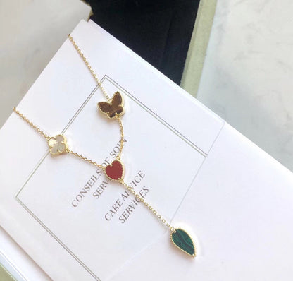 [Spark]LUCKY SPRING 4 MOTIFS Spark GOLD NECKLACE