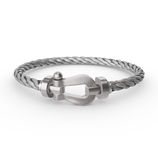 [Spark]FORCE LARGE HORSESHOE NO DIAMOND BRACELET SILVER