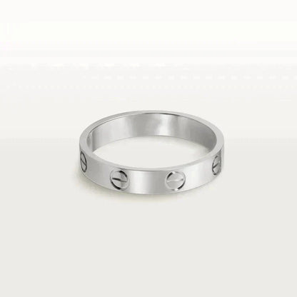 [Spark]LOVE RING 4MM 1 DIAMOND SILVER